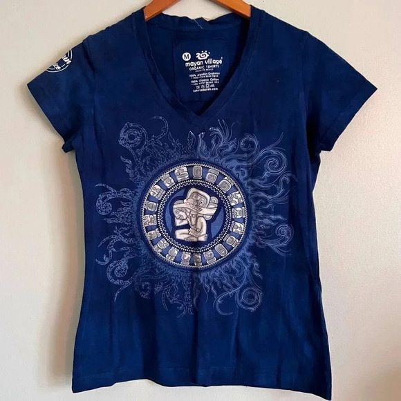 Mayan Village Tops - Mayan Village Short Sleeve Graphic T-Shirt